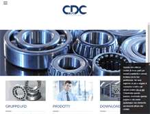 Tablet Screenshot of cdc-cuscinetti.com
